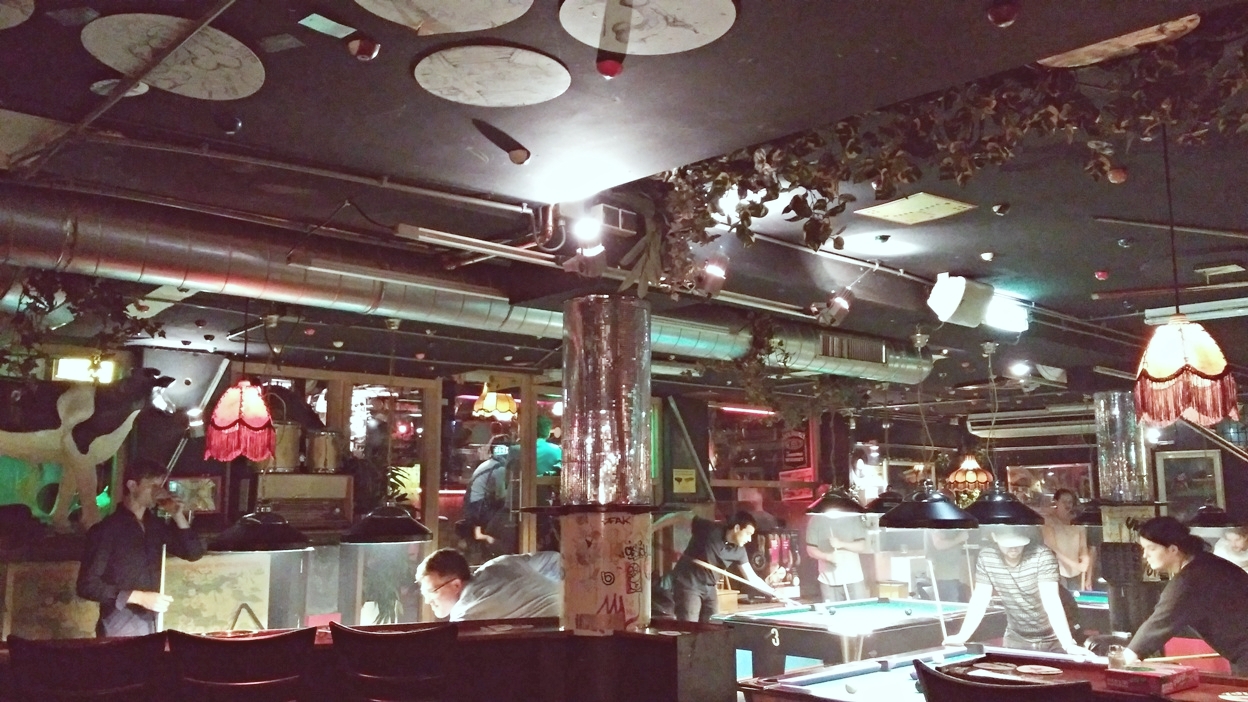 A Pool Bar biliardterme Amszterdamban - Kocsmaturista