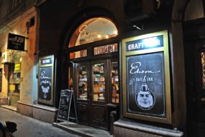 Edison Bar & Ink kapu - Kocsmaturista